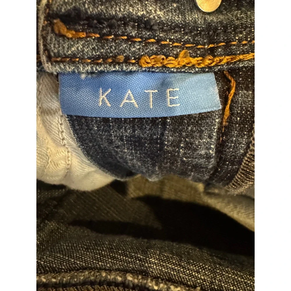 Escada Sport Jeans‎ Women Medium Blue Denim Flare Leg Kate Leather Logo Preppy